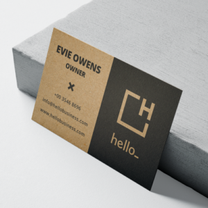 Business Cards with Special Paper Materials